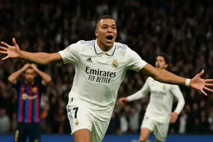 El Real Madrid gana 2-1 al Barcelona con un doblete de Mbappé en El Clásico